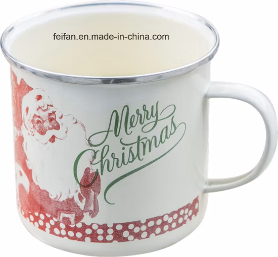 Горячая продажа мультяшный декор эмалированная кружка/чашка для повседневной жизни